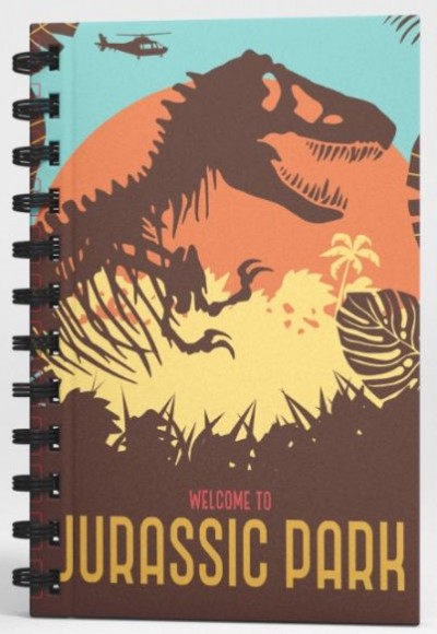 Jurassic Park Wellcome To Spiralli Defter Kahverengi