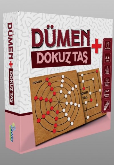 Dümen + Dokuz Taş - Akılda Zeka Oyunları