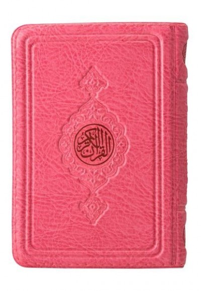 Cep Boy Kur'an-ı Kerim (Pembe, Kılıflı, Mühürlü)