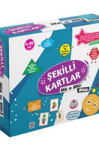 Renkli Şekilli Kartlar Akıl ve Zeka Oyunu (4-99 Yaş)