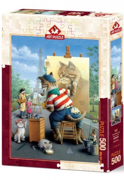 Ressam Kedi 5087 (500 Parça)