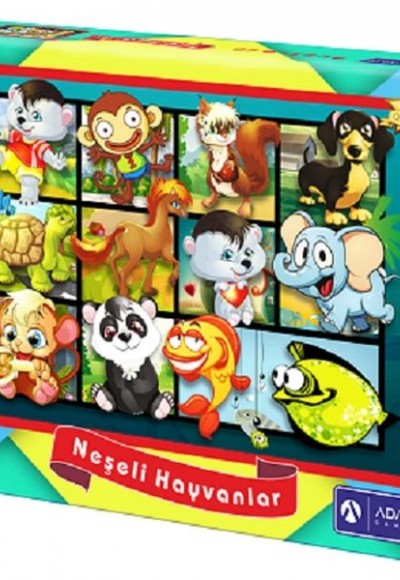 Neşeli Hayvanlar 40 Parça Puzzle (33x25)