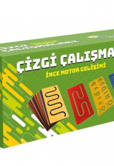 Çizgi Çalışmaları - İnce Motor Gelişimi (Ahşap)