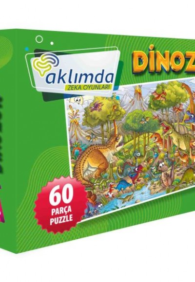 60 Parça Puzzle Dinozor