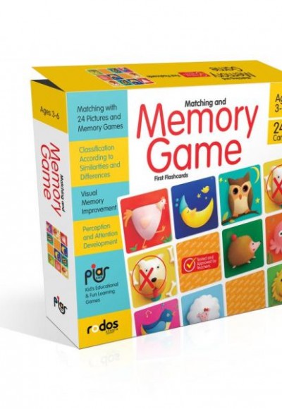 Matching and Memory Game - First Flashcards - Ages 3-6