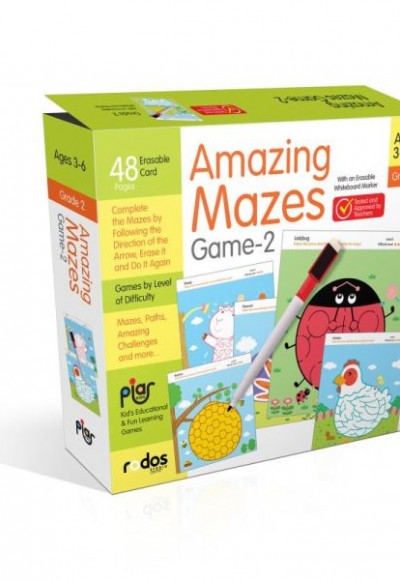 Amazing Mazes Game-2 - Grade-Level 2 - Ages 3-6