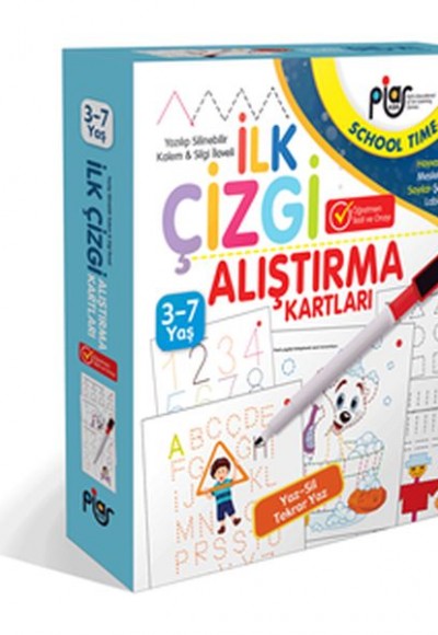 İlk Çizgi Alıştırma Kartları