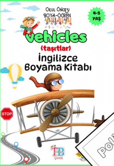 Vehicles(taşıtlar) Boyama Kitabı