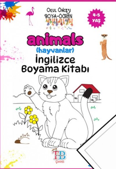 Animals (Hayvanlar)Boyama Kitabı