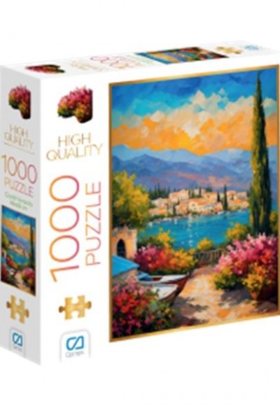 Çiçekli Veranda Puzzle 1000