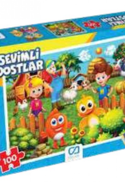 Sevimli Dostlar Puzzle 100