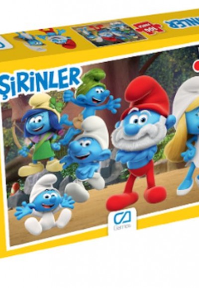 Şirinler Puzzle 100