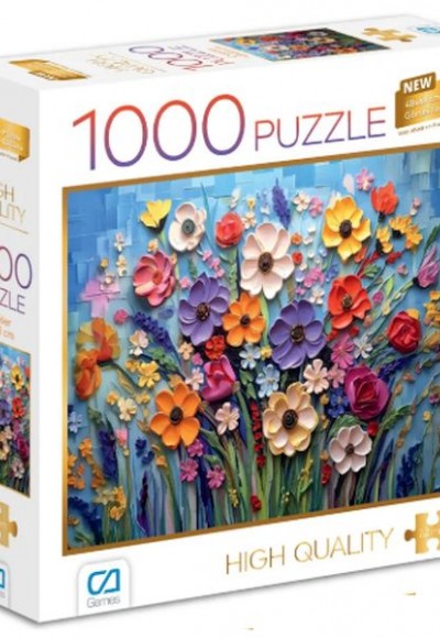 Çiçekler Puzzle 1000
