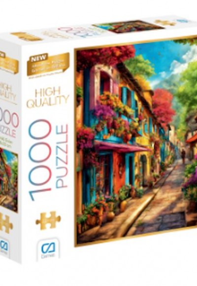 Renkli Evler Puzzle 1000