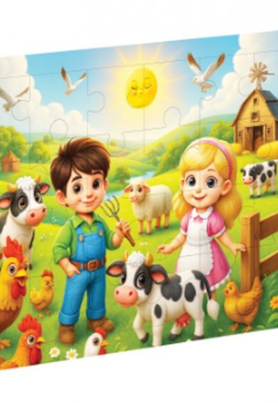 Çiftlik Ahşap Puzzle