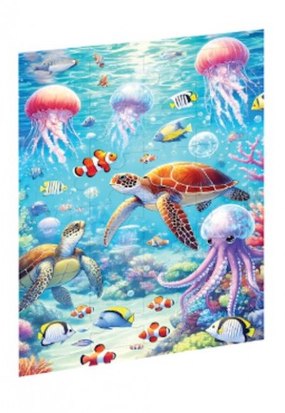 Okyanus Canlıları Ahşap Puzzle