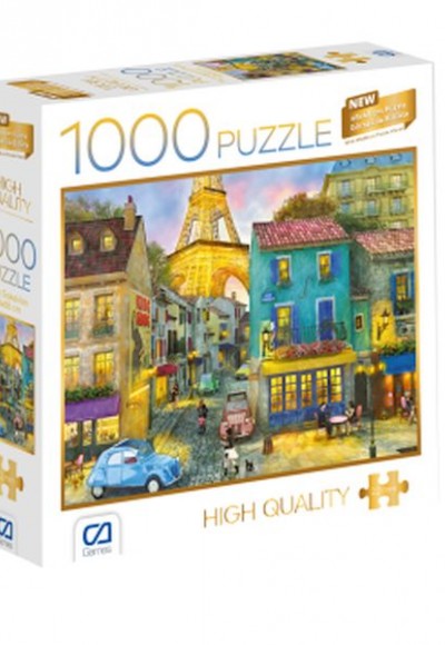 Paris Sokakları Puzzle 1000