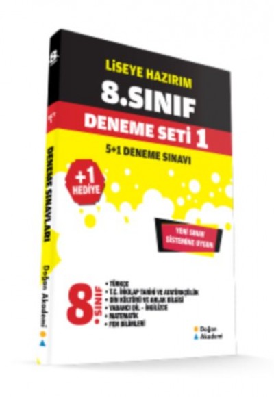 Doğan Akademi 8. Sınıf Deneme Seti 1 (6 Fasikül)