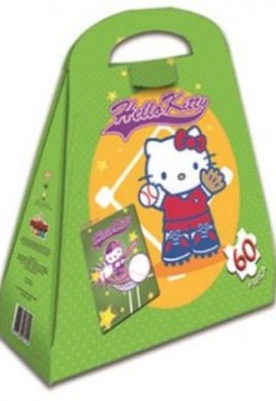 Hello Kitty Çantalı Yap Boz Basketbol 60 Parça Puzzle (40610)