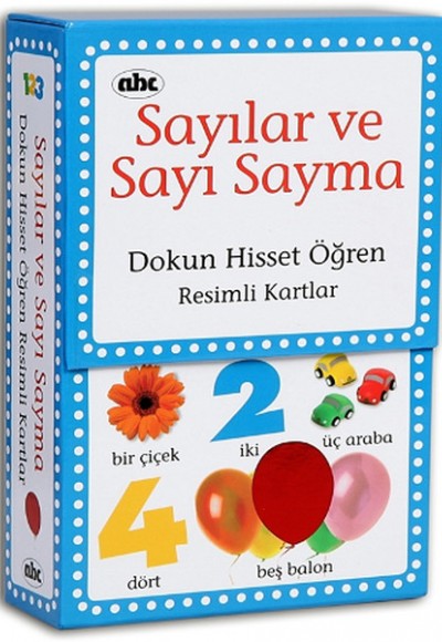 Dokun Hisset Öğren Resimli Kartlar Sayılar ve Sayı Sayma