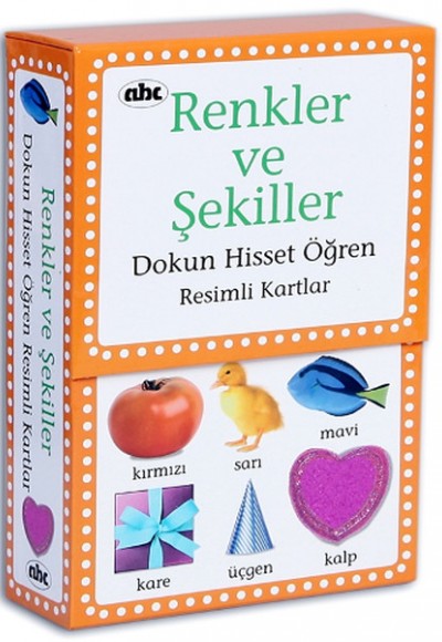 Dokun Hisset Öğren Resimli Kartlar Renkler ve Şekiller