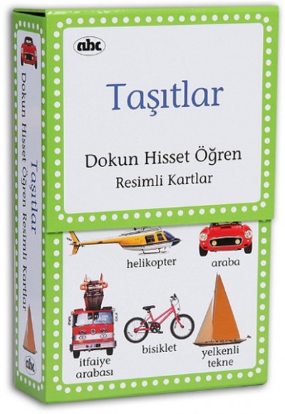 Dokun Hisset Öğren Resimli Kartlar Taşıtlar