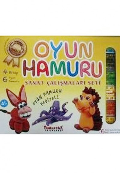 Oyun Hamuru Sanat Çalışmaları Seti (4 Kitap - 6 Oyun Hamuru)