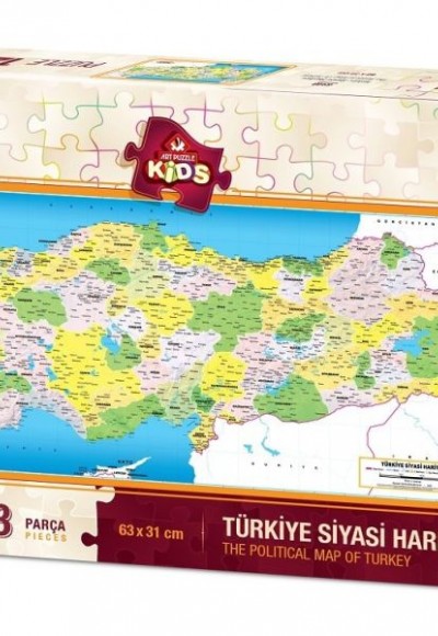 Türkiye Haritası 4346 (123 Parçalı)