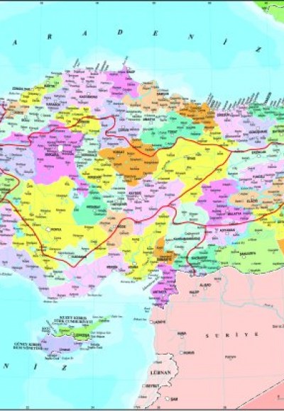 Türkiye Siyasi Haritası (Puzzle 260) 3269