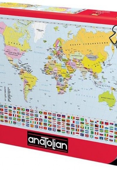 Anatolian Puzzle Dünya Siyasi Harita (3319)
