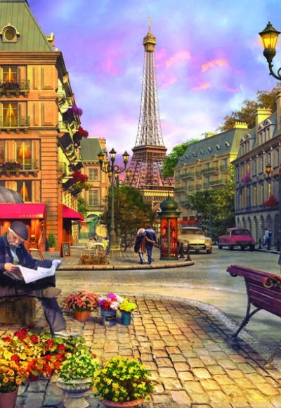 Paris Sokakları (Puzzle 1500) 4542