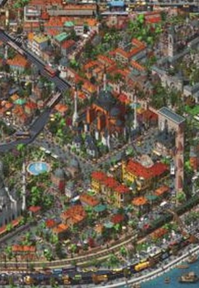 Puzzle 3000 Parça Fractal İstanbul