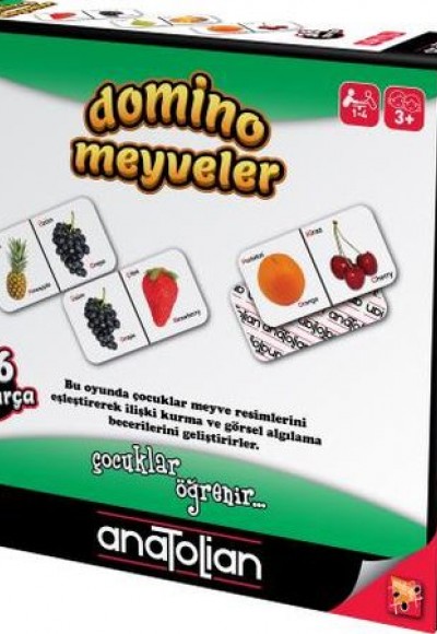 Domino Meyveler 36 Parça 3 Yaş