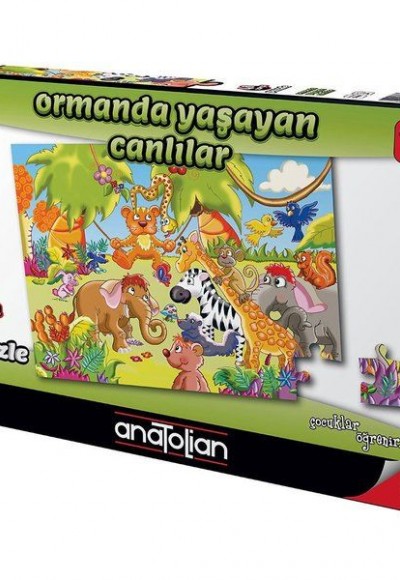 Anatolian 48 pcs - Ormanda Yaşayan Canlılar