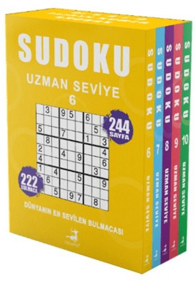 Sudoku Uzman Seviye 5 Kitap Set