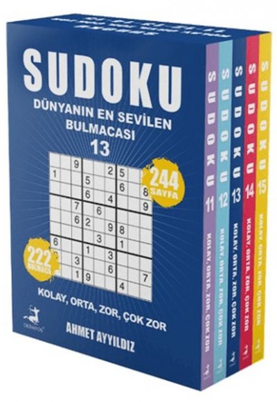 Sudoku Dünyanın En Sevilen Bulmacası 5 Kitap Set