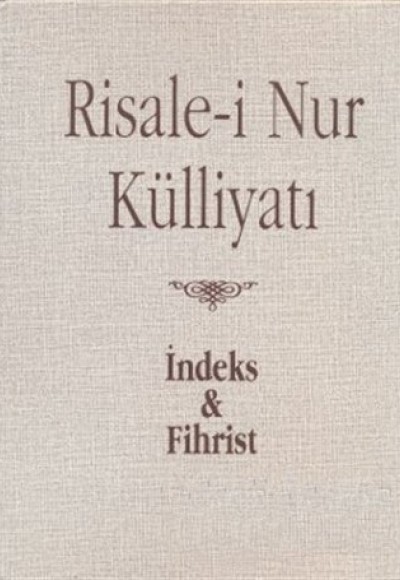 Risale-i Nur Külliyatı İndeks ve Fihrist 3 (Büyük Boy)