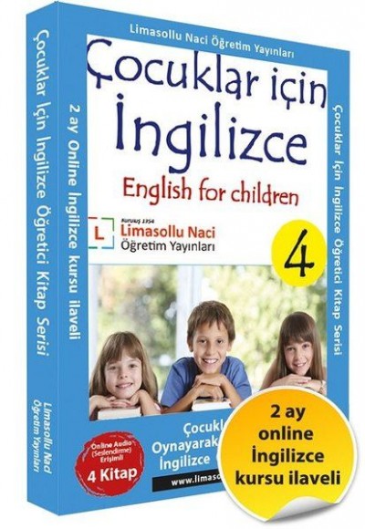 Çocuklar için İngilizce Kitap Serisi - 4 Kitap Takım