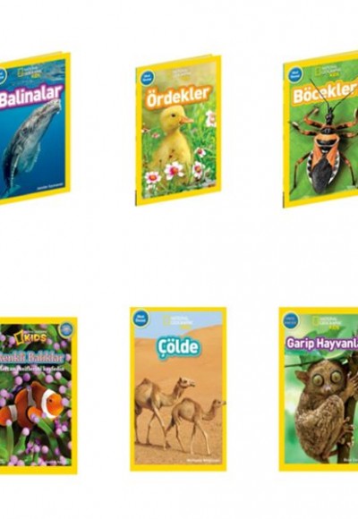 National Geographic Kids Okul Öncesi Serisi 6 Kitap