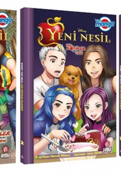 Disney Manga Yeni Nesil Özlü Kötüler Üçlemesi 3 Kitap Set