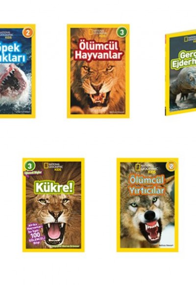 National Geographic Kids Ölümcül Hayvanlar Seti 5 Kitap
