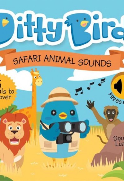 Ditty Bird: Safari Animal Sounds (Sesli Kitap)