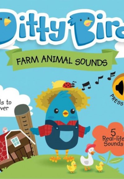 Ditty Bird: Farm Animal Sounds (Sesli Kitap)