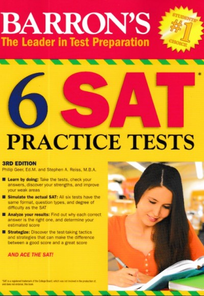 Barron's 6 SAT Practice Tests 3 Edition