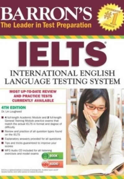 Barron's IELTS Inetnational English Language Testing System 4th Edition (Book+Audio)