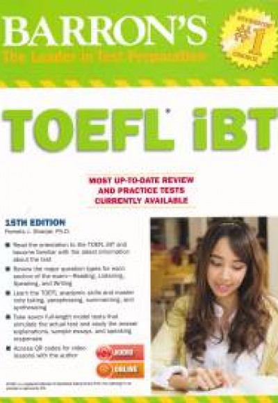 Barron's TOEFL IBT with MP3 audio CD 15th Edition