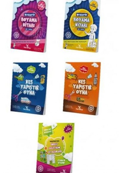 Okul Öncesi Etkinlik Seti 4-6 Yaş (5 Kitap)