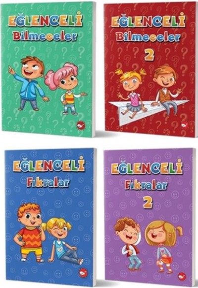 Eğlenceli Fıkralar ve Bilmeceler Seti (4 Kitap Takım)