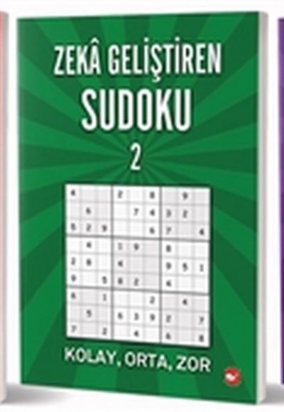 Zeka Geliştiren Sudoku Seti (3 Kitap Takım)