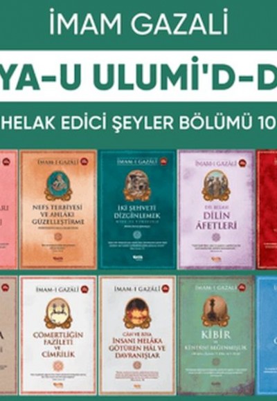 İhyau Ulumiddin 3. Cilt (Helâk Edici Şeyler 10 Kitap Set)